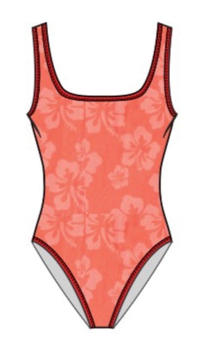 Lainsnow X The Last Mango - Ocean Isle One Piece- Hibis-Kiss