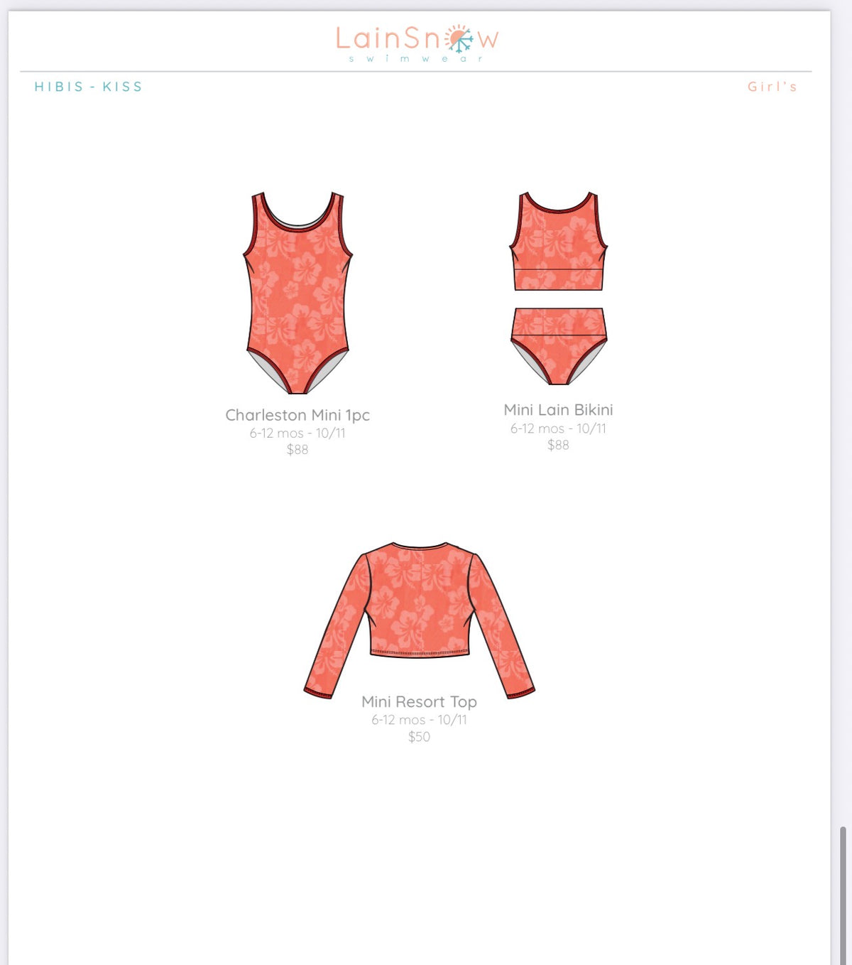 Last Mango Linesheet