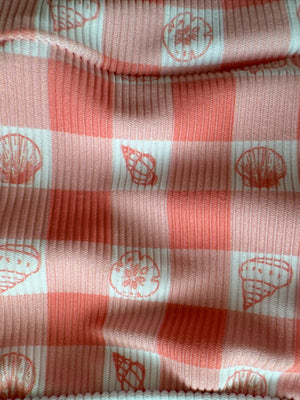 Mini Lain Bikini- Beach Picnic (Coral)