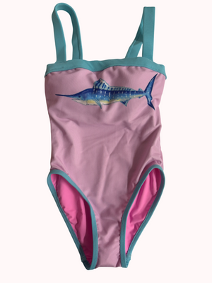 Baywatch One Piece - Darlin Marlin Pink
