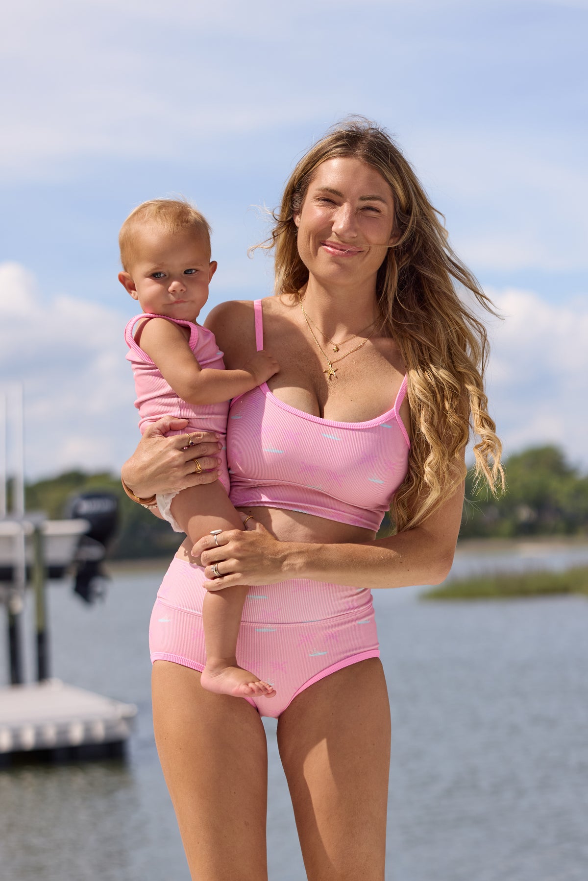 Lainsnow X The Last Mango: Mini Charleston One Piece- Permanent Vacation Pitaya