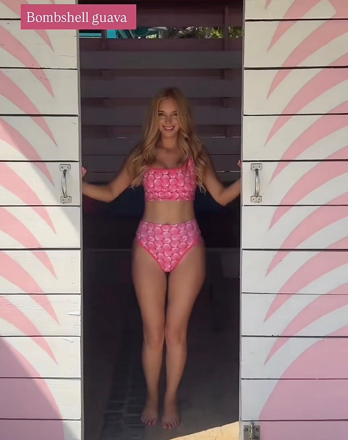Kiawah Top - Bombshell Guava