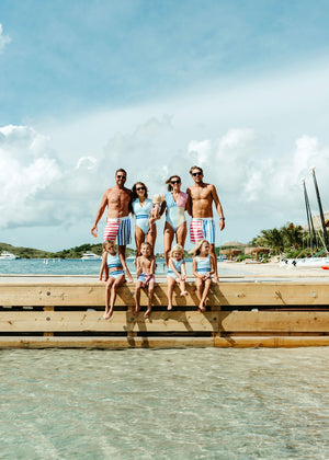 BEYC X LAINSNOW-Zip Tide One Piece- Yacht Club