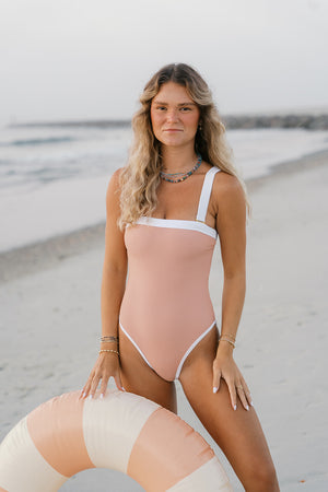 Baywatch One Piece- Blush