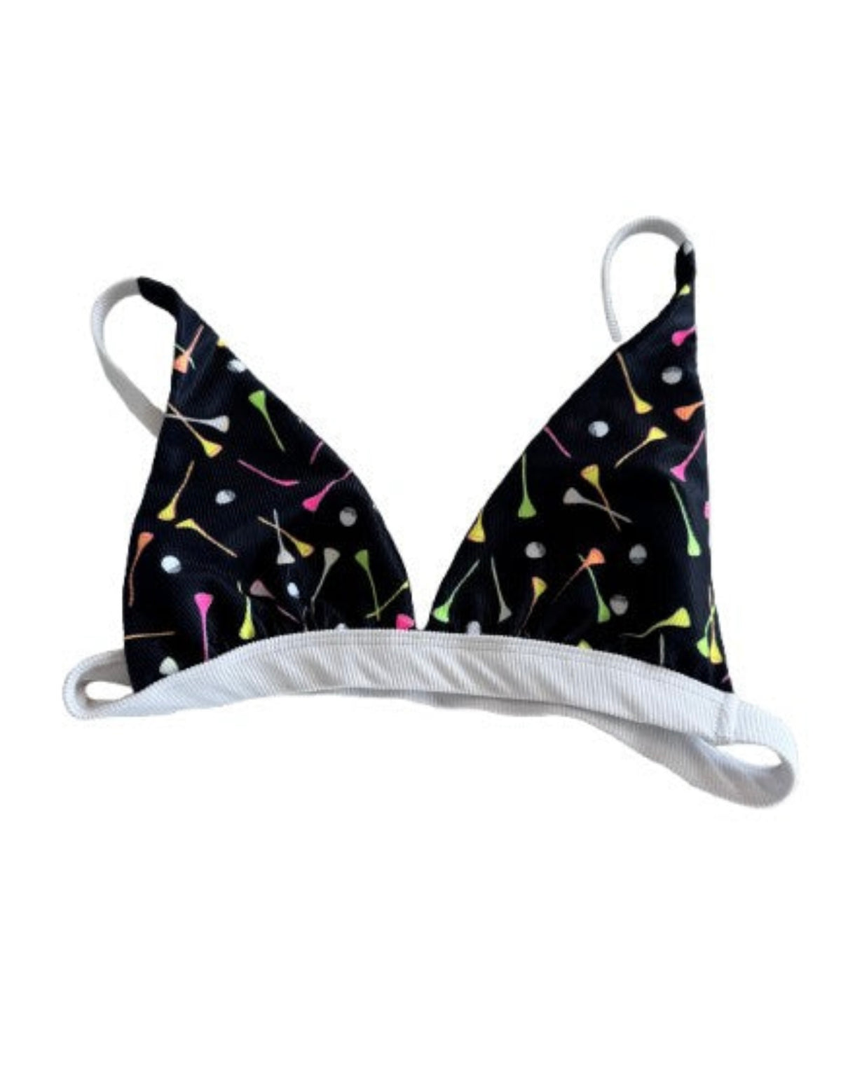 Bermuda Triangle Top- Spill the Tee Black: Jena Sims X Lainsnow