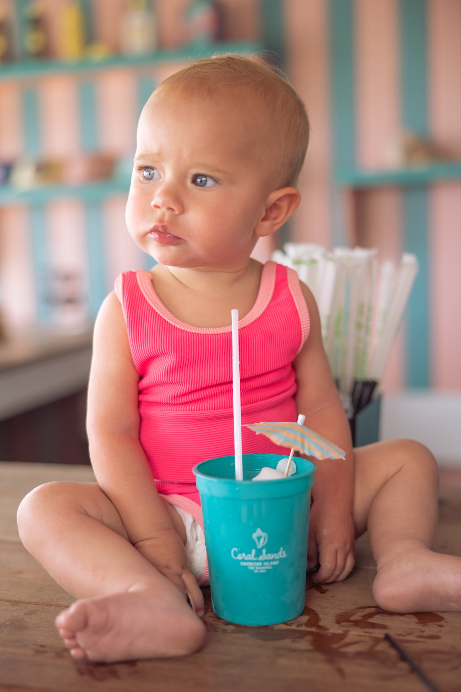 Mini Lain Bikini - Pink Sands