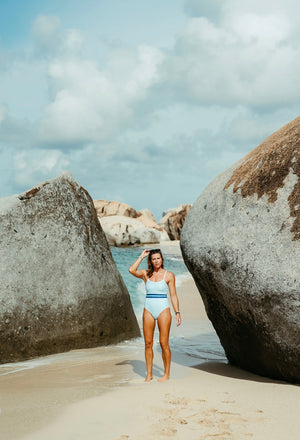 BEYC X LAINSNOW-Figure Eight One Piece- Yacht Club