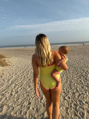 Figure Eight One Piece- Strawberry Lemonade