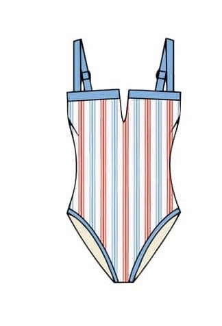 Baywatch One Piece- Cracker Jack