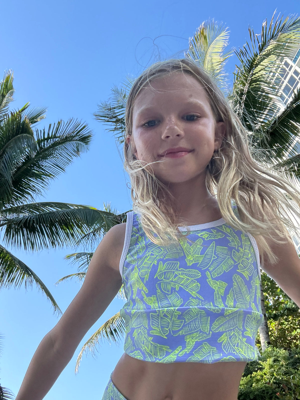 Mini Lain Bikini: Limelight Palms