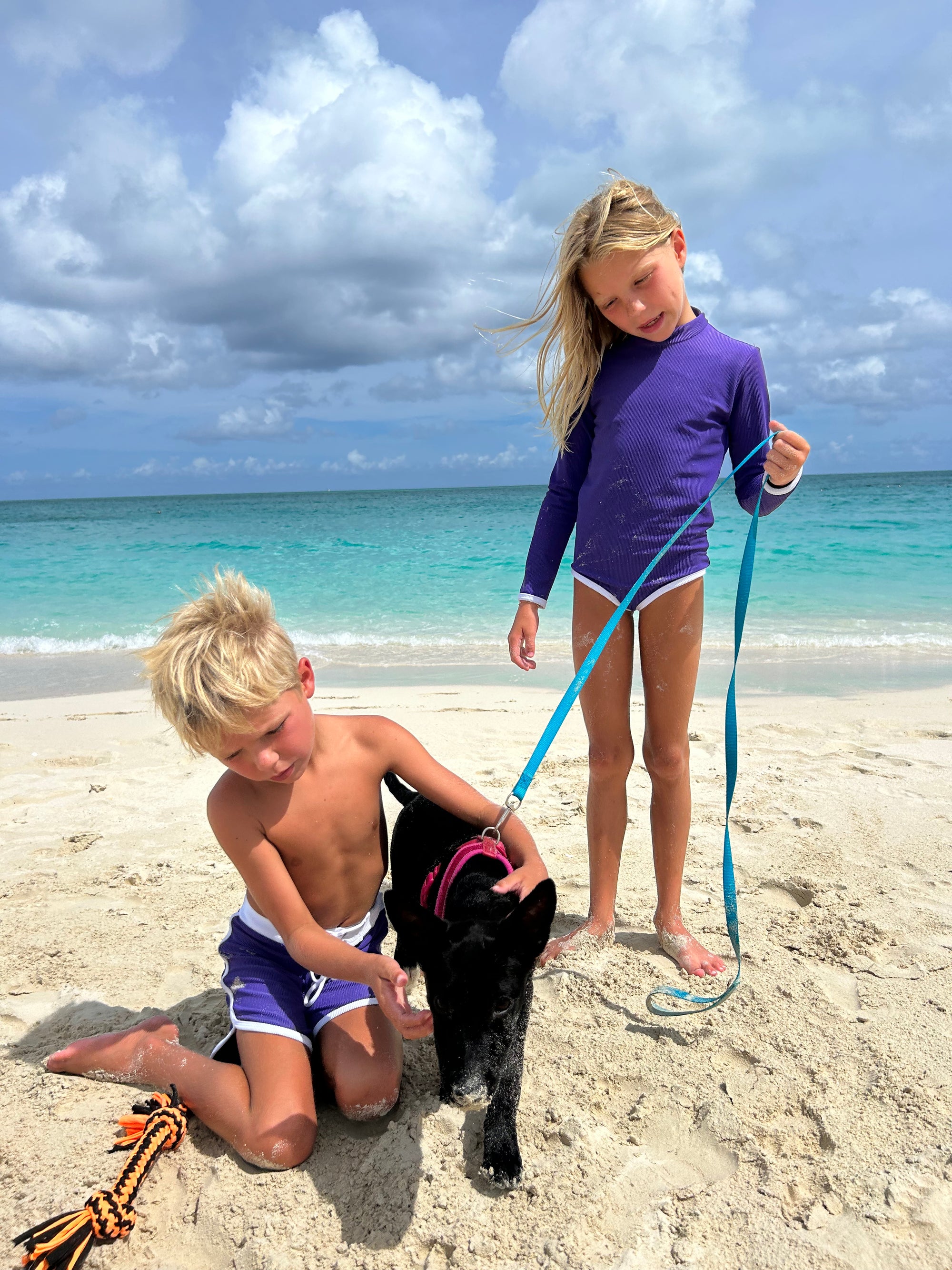 Mini Lain Rashguard- Plum