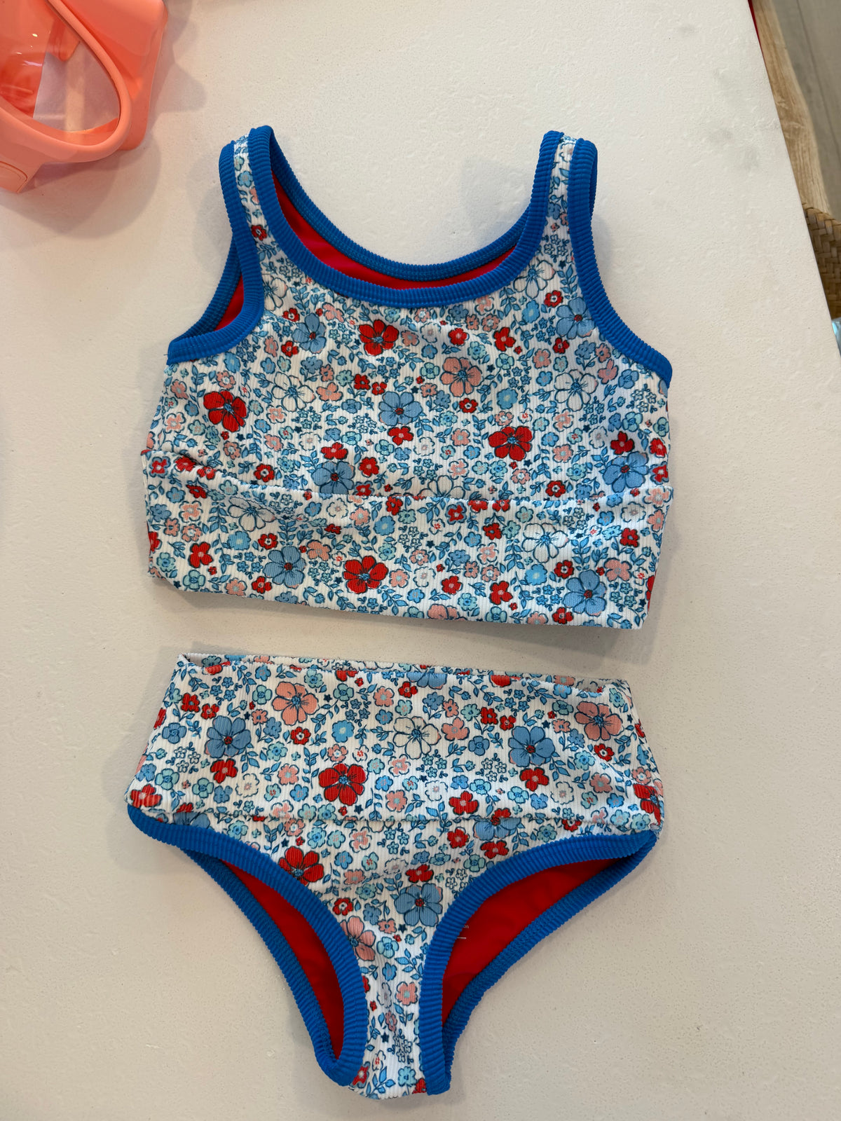 Mini Lain Bikini- Patriotic Peony