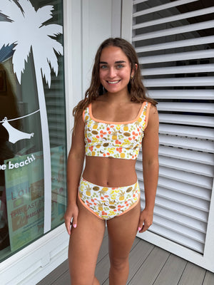Lainsnow X The Last Mango - Kiawah Top- Tiki Bar