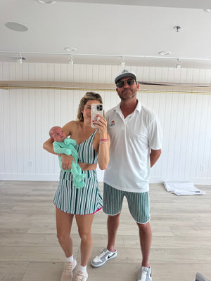 Mens Sunset Beach Boardshorts- Magnolia Lain: Jena Sims X LainSnow