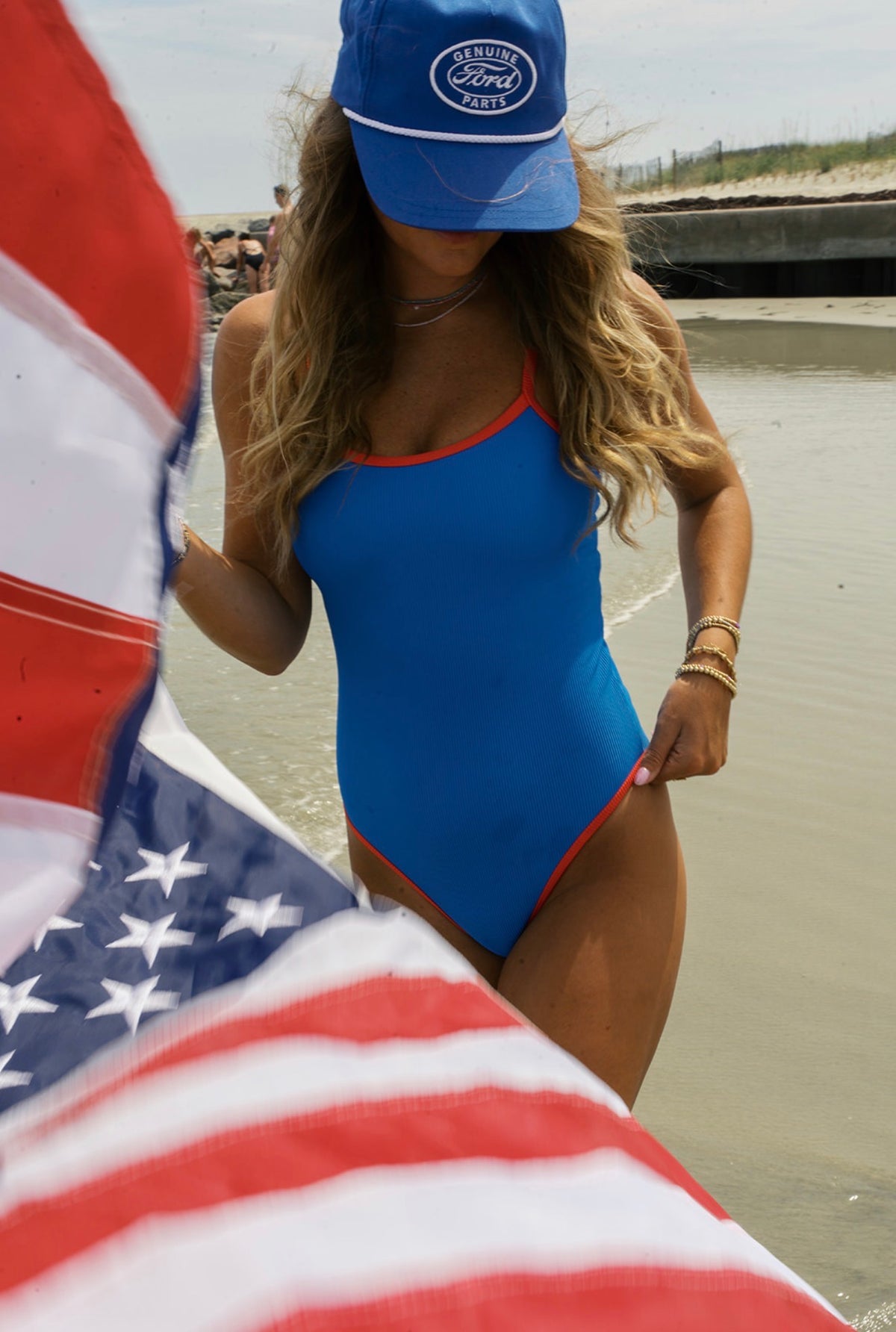 Figure Eight One Piece- American Summer