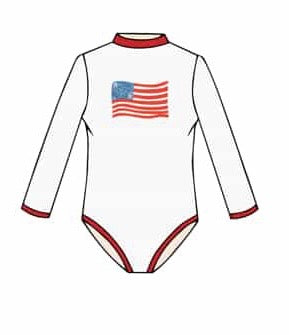 Lain Mini Rashguard- American Honey