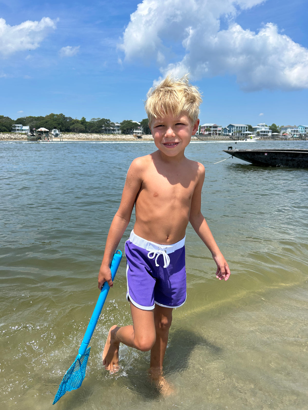 Mini Ro Trunks- Plum