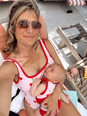 Ocean Isle One Piece- Cherry Pie