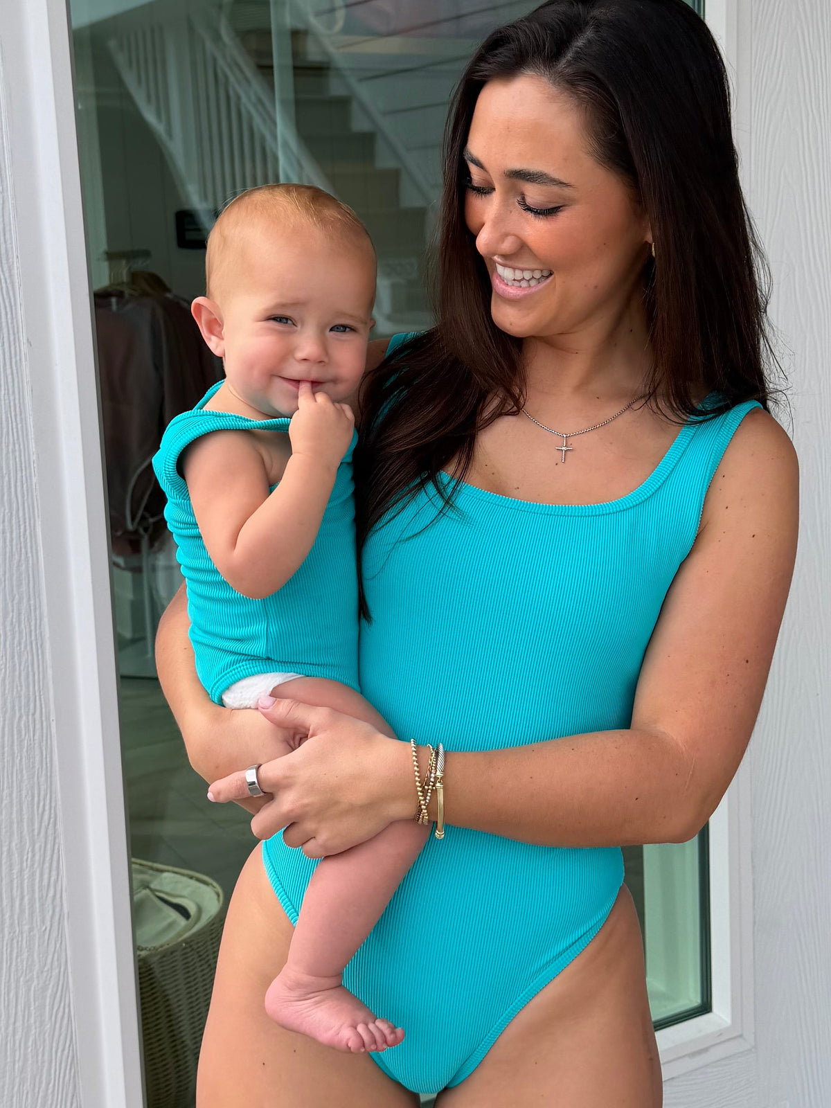 Charleston Mini One Piece- Lady Blue