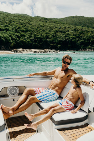 BEYC X LAINSNOW-Mens Sunset Beach Broadshorts- 1956