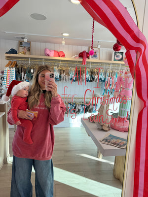 Flagship Sweatshirt- Ocean Isle-Red