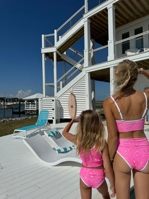 Seabrook Skinny top- Pink Graffiti