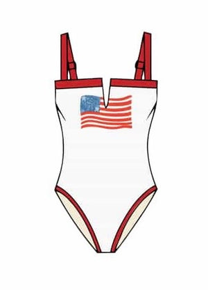 Baywatch One Piece- American Honey