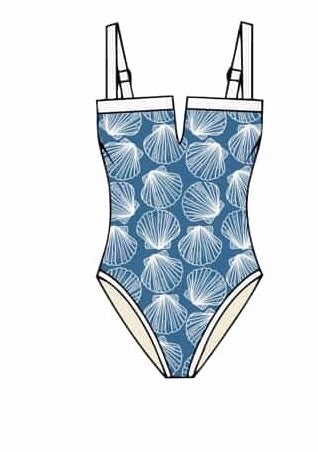 Baywatch One Piece- Bombshell Navy