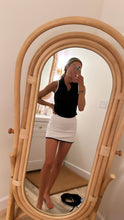 Load image into Gallery viewer, Masters Skirt- White (black trim)
