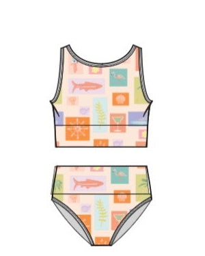 Lainsnow X The Last Mango: Mini Lain Bikini- Postcards From Paradise