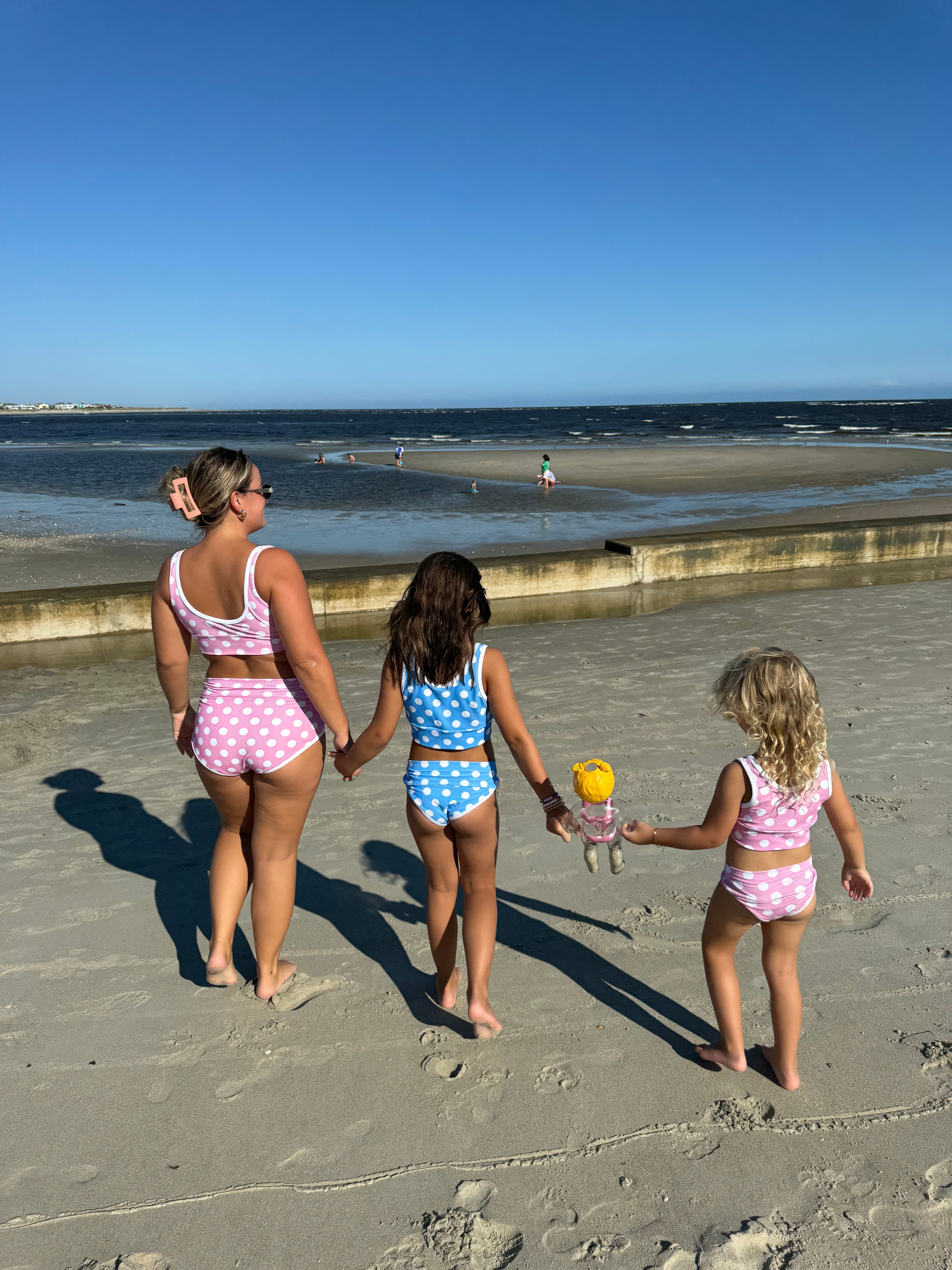 水着・ラッシュガード treat.urself  dot off-shoulder bikini Bikini Top- Sandy Doll X LainSnow- Dippin Dots-Pitaya