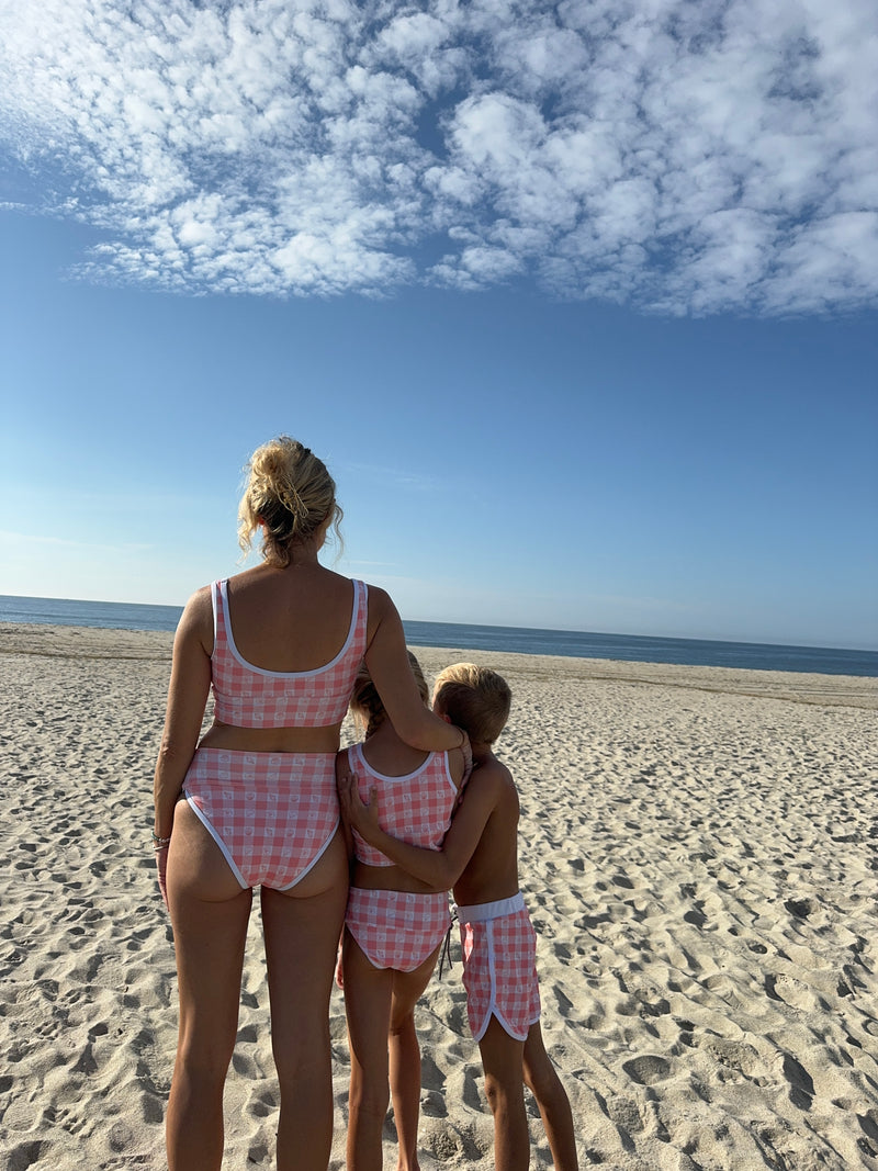 Kiawah Top- Beach Picnic (Coral)