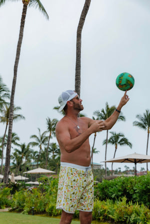 Lainsnow X The Last Mango- Men’s Sunset Beach Broadshorts- Tiki Bar