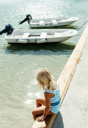 BEYC X LAINSNOW-Charleston Mini One Piece- Yacht Club