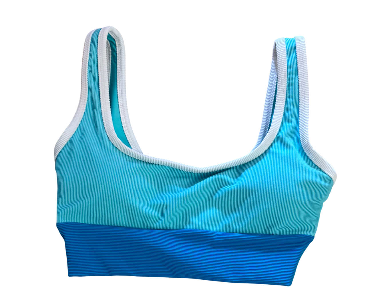 Kiawah Top- Lagoon 2.0 (white trim)