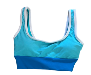 Kiawah Top- Lagoon 2.0 (white trim)