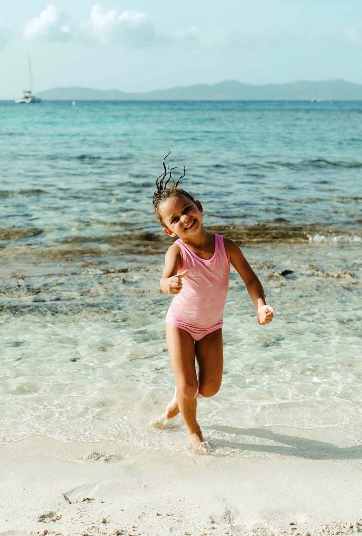 Lainsnow X The Last Mango: Mini Charleston One Piece- Permanent Vacation Pitaya