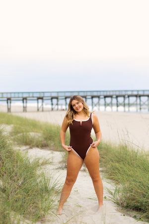 Ocean Isle One Piece- Sweet Tea