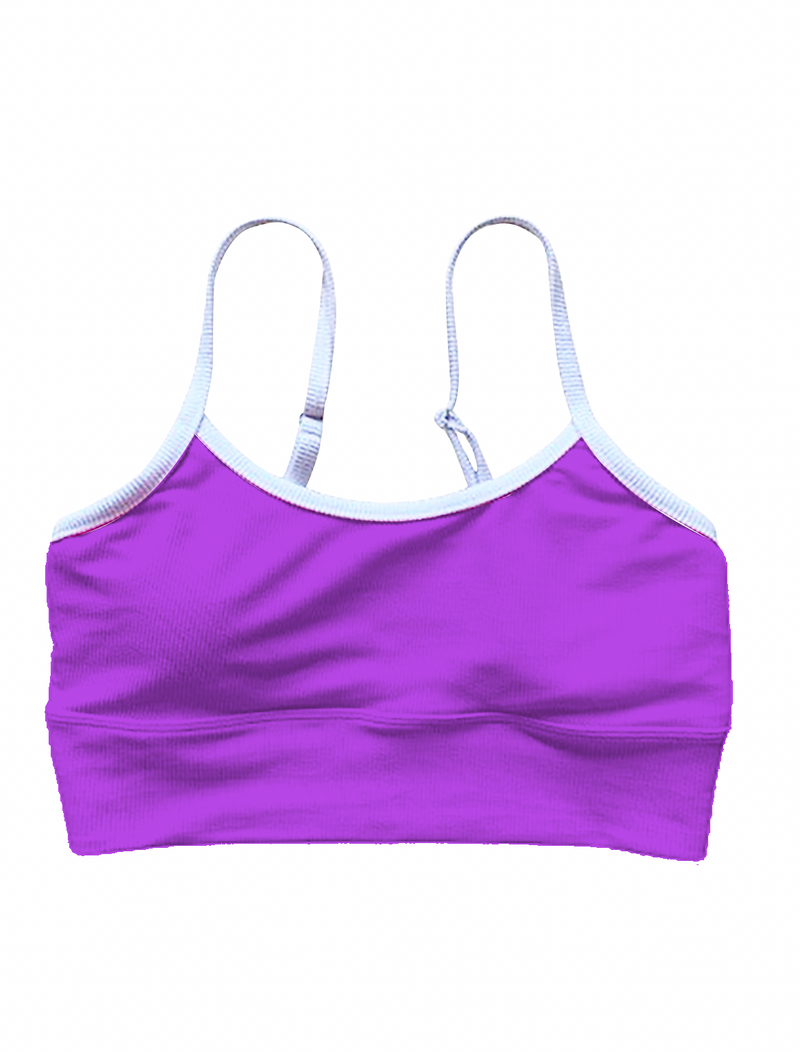 Seabrook Skinny Top- Neon Purple