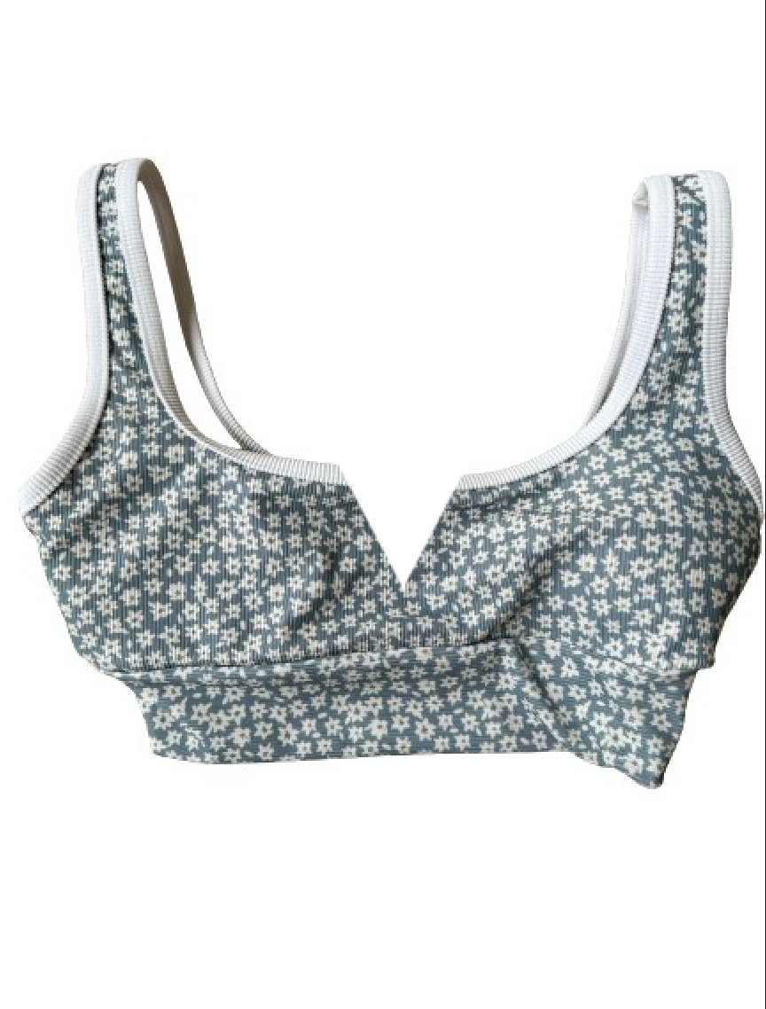 Kiawah V-CUT top - Babys Breath