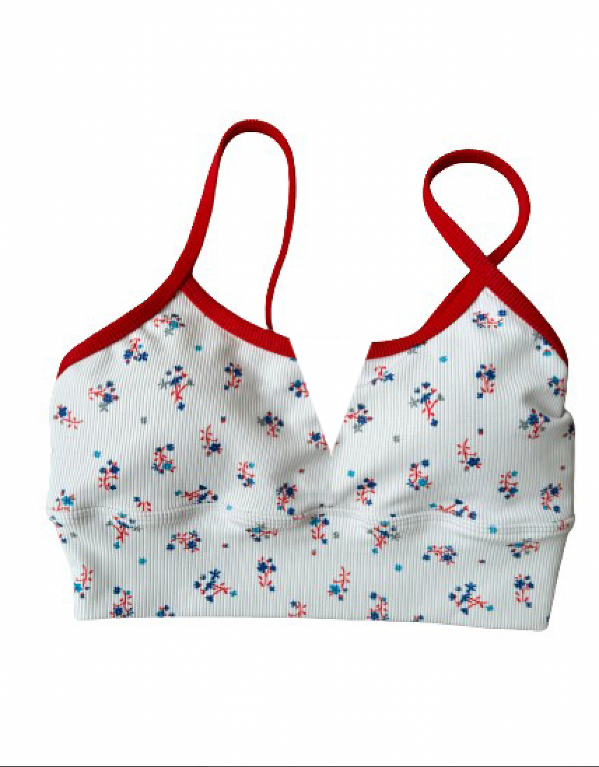 Seabrook Skinny V CUT TOP-Field of dreams