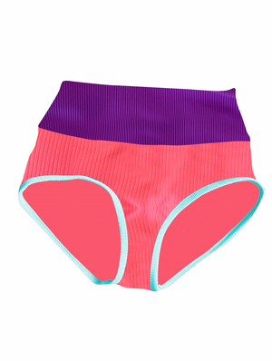 Bottom- Neon Coral/Neon Purple