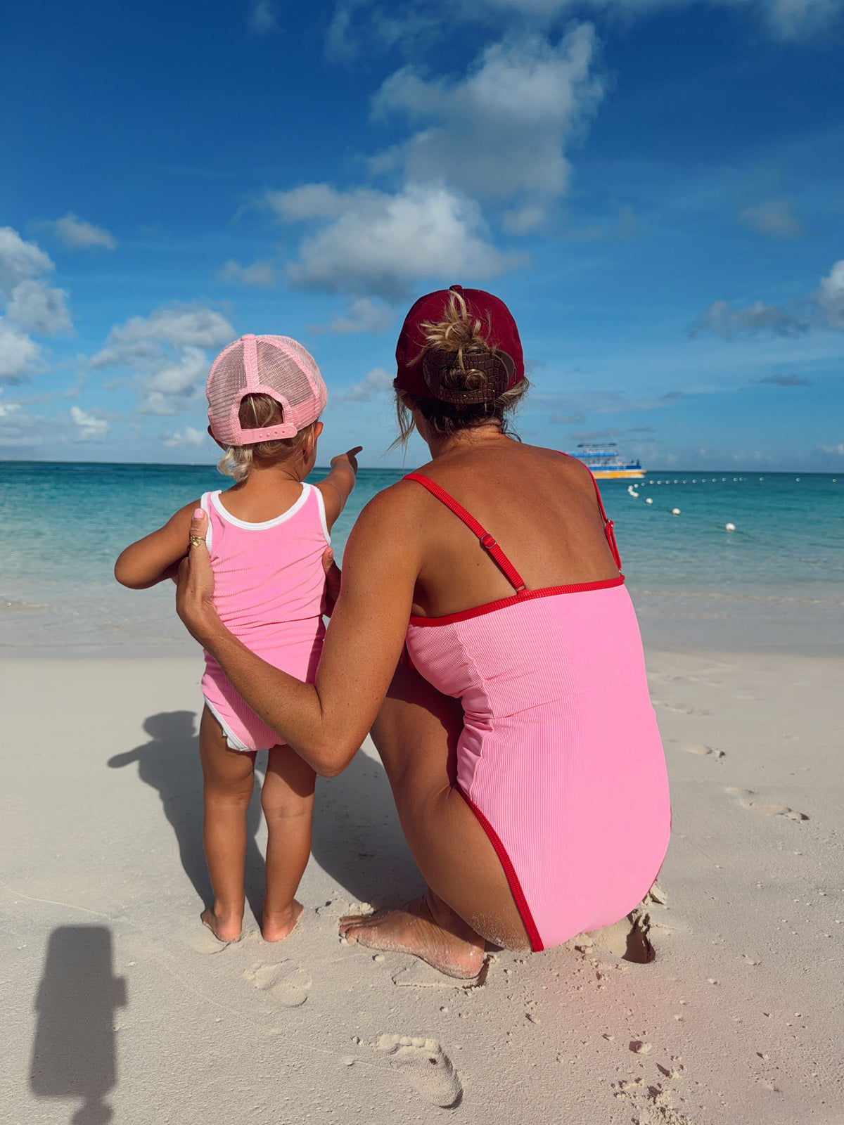 Figure Eight One Piece- Berry & Bright