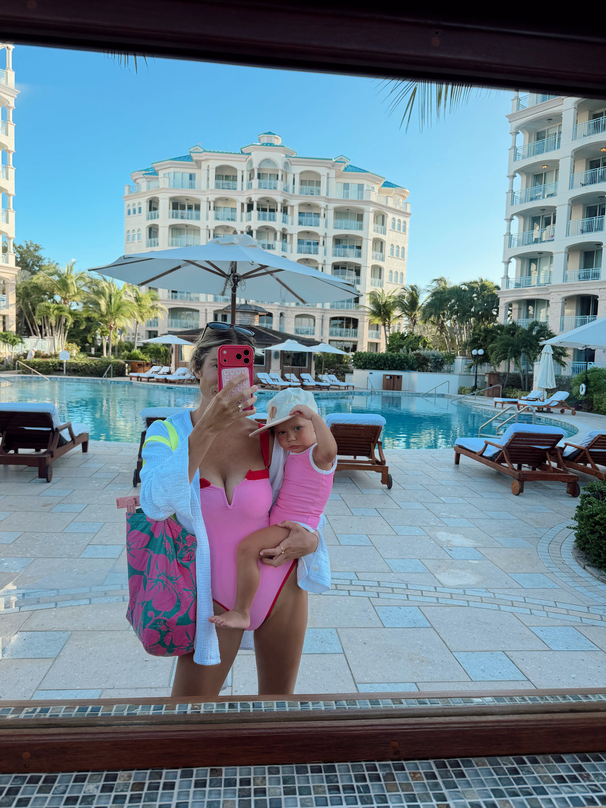 Baywatch One Piece- Berry & Bright