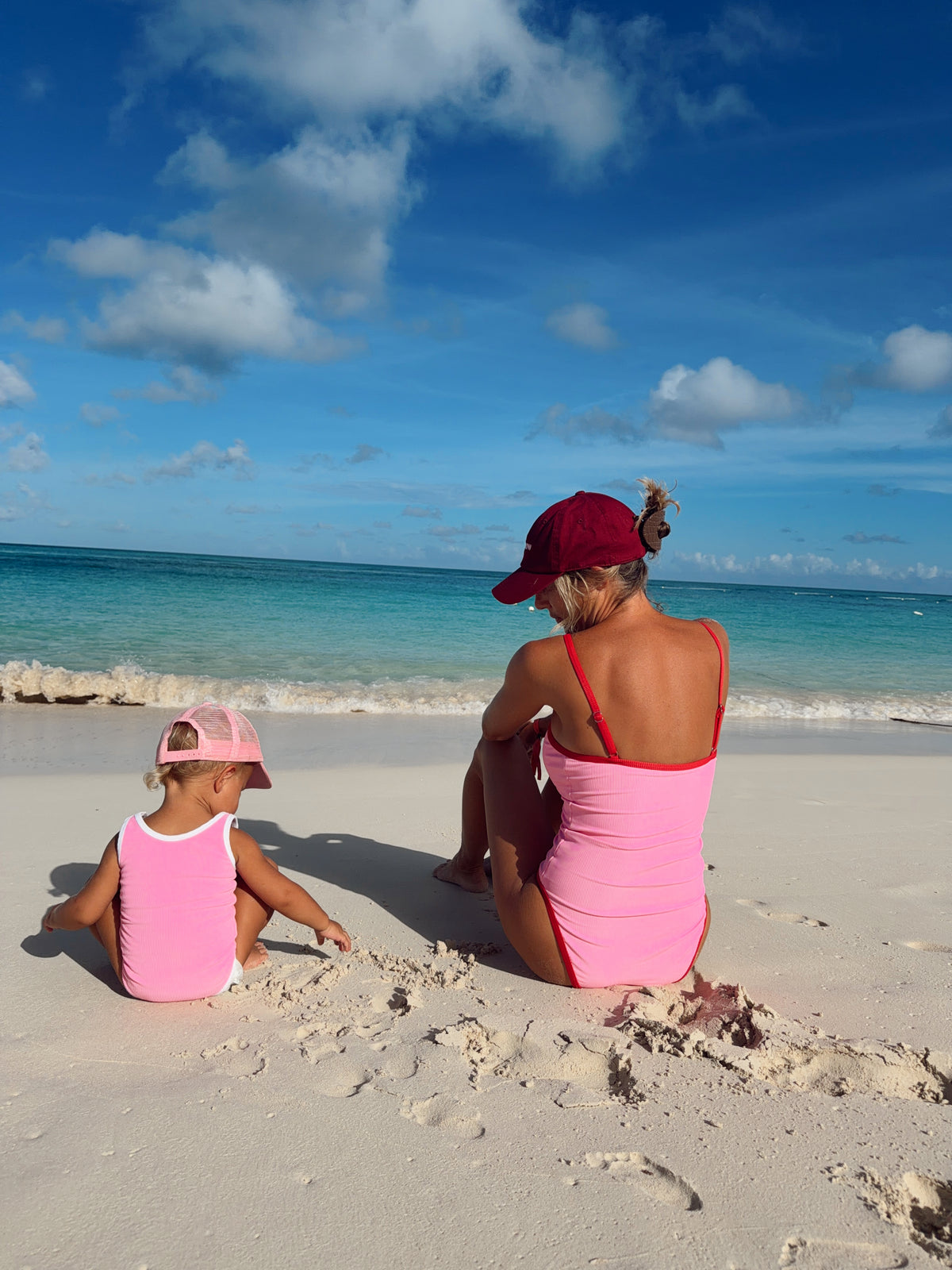 Figure Eight One Piece- Berry & Bright