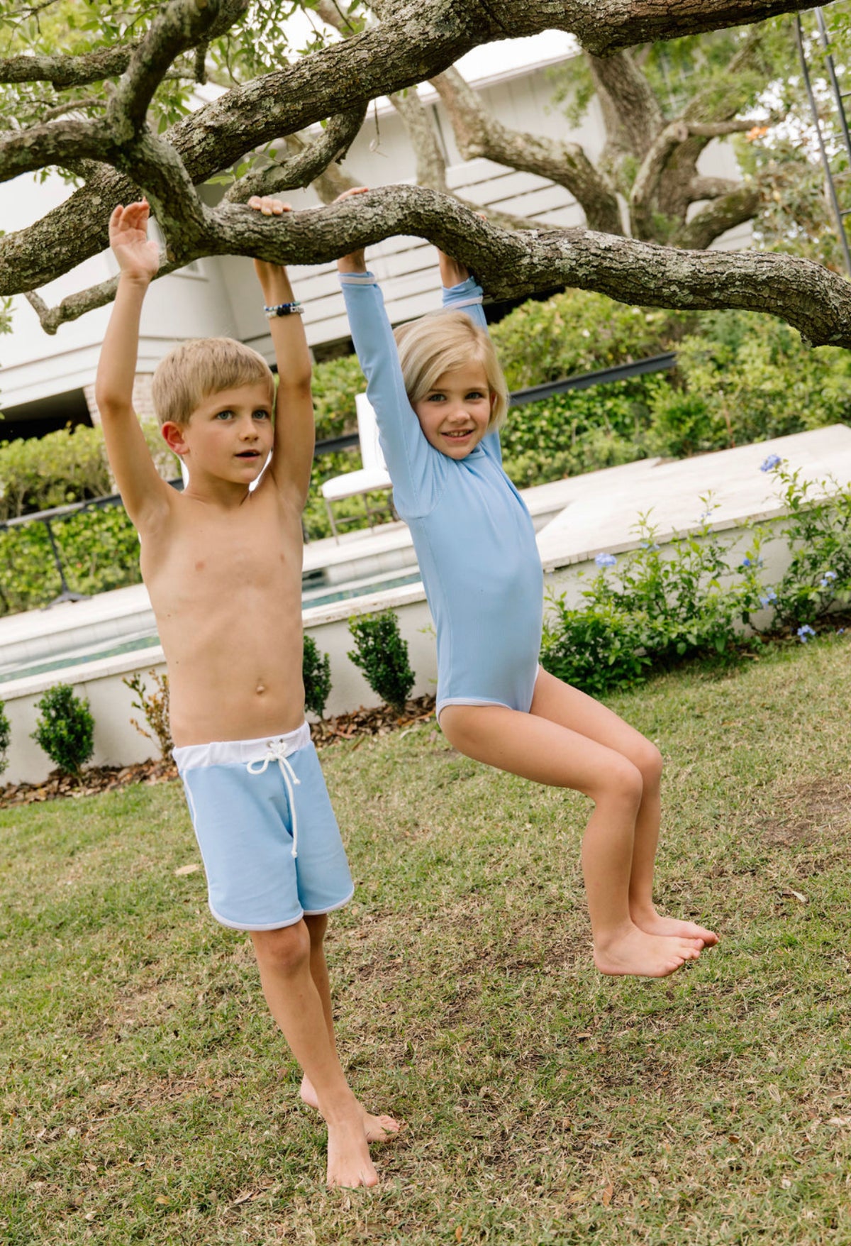 Mini Ro Trunks- Carolina Blue