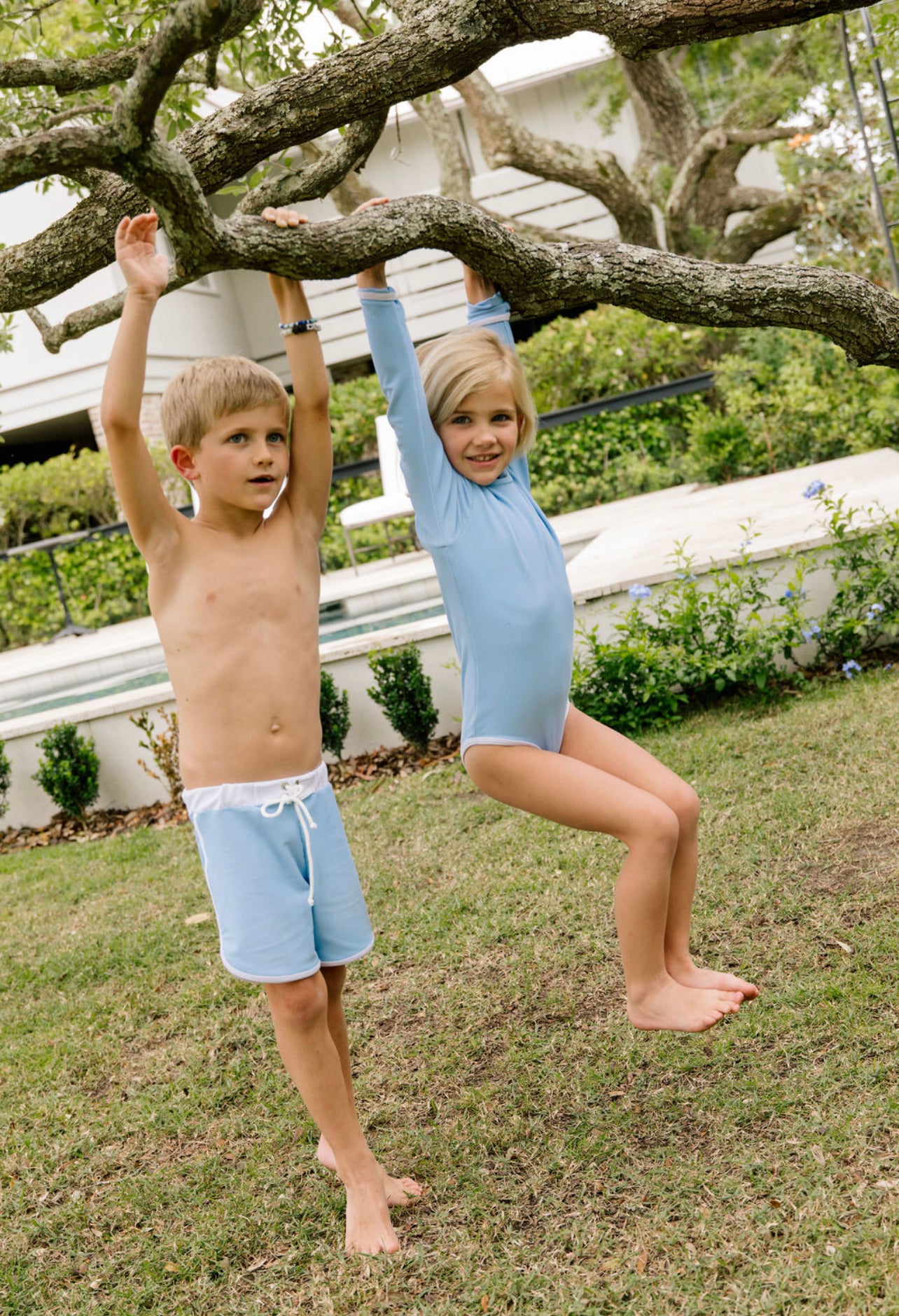 Mini Ro Trunks- Carolina Blue