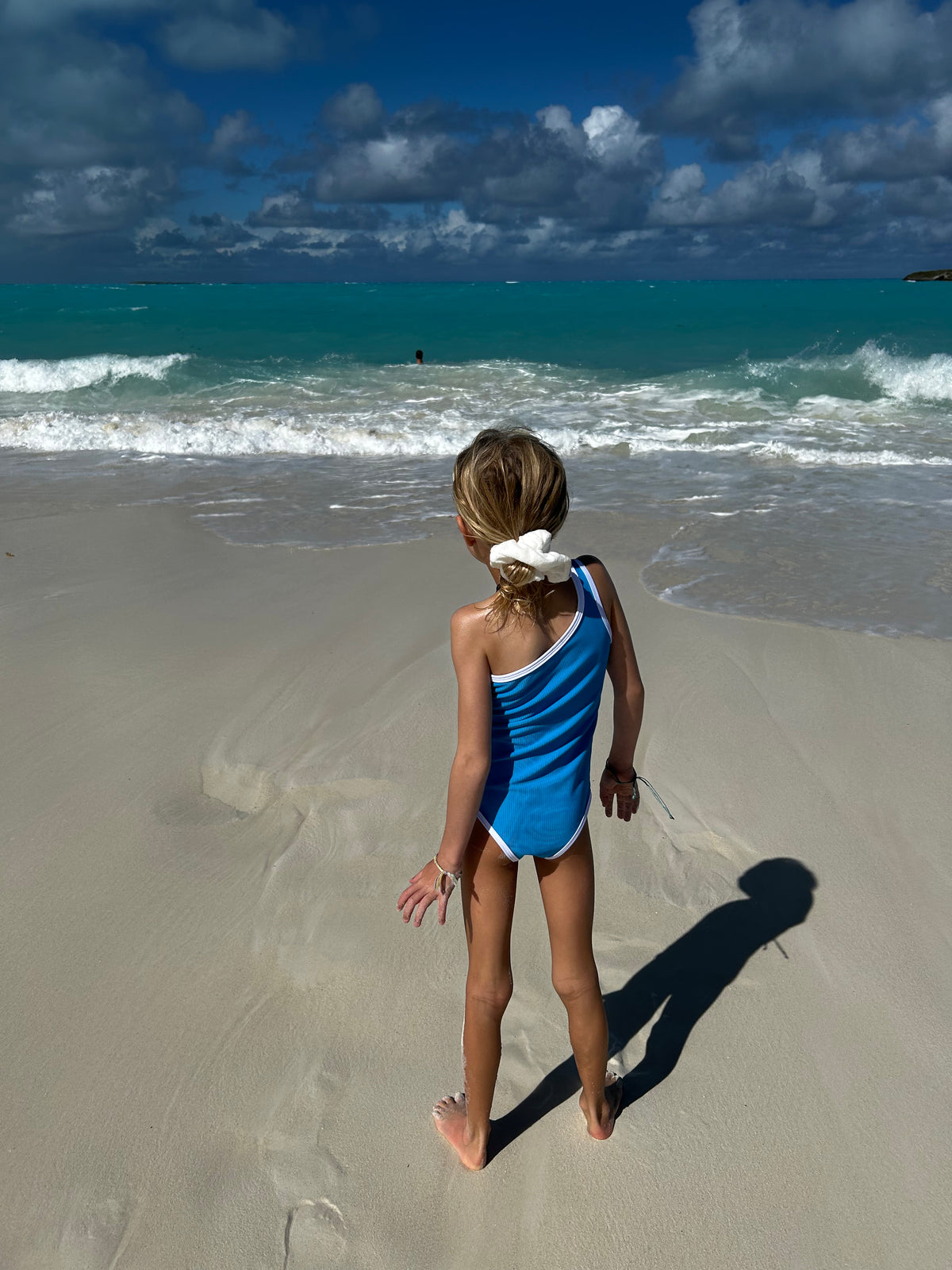 MINI ONE SHOULDER- COBALT