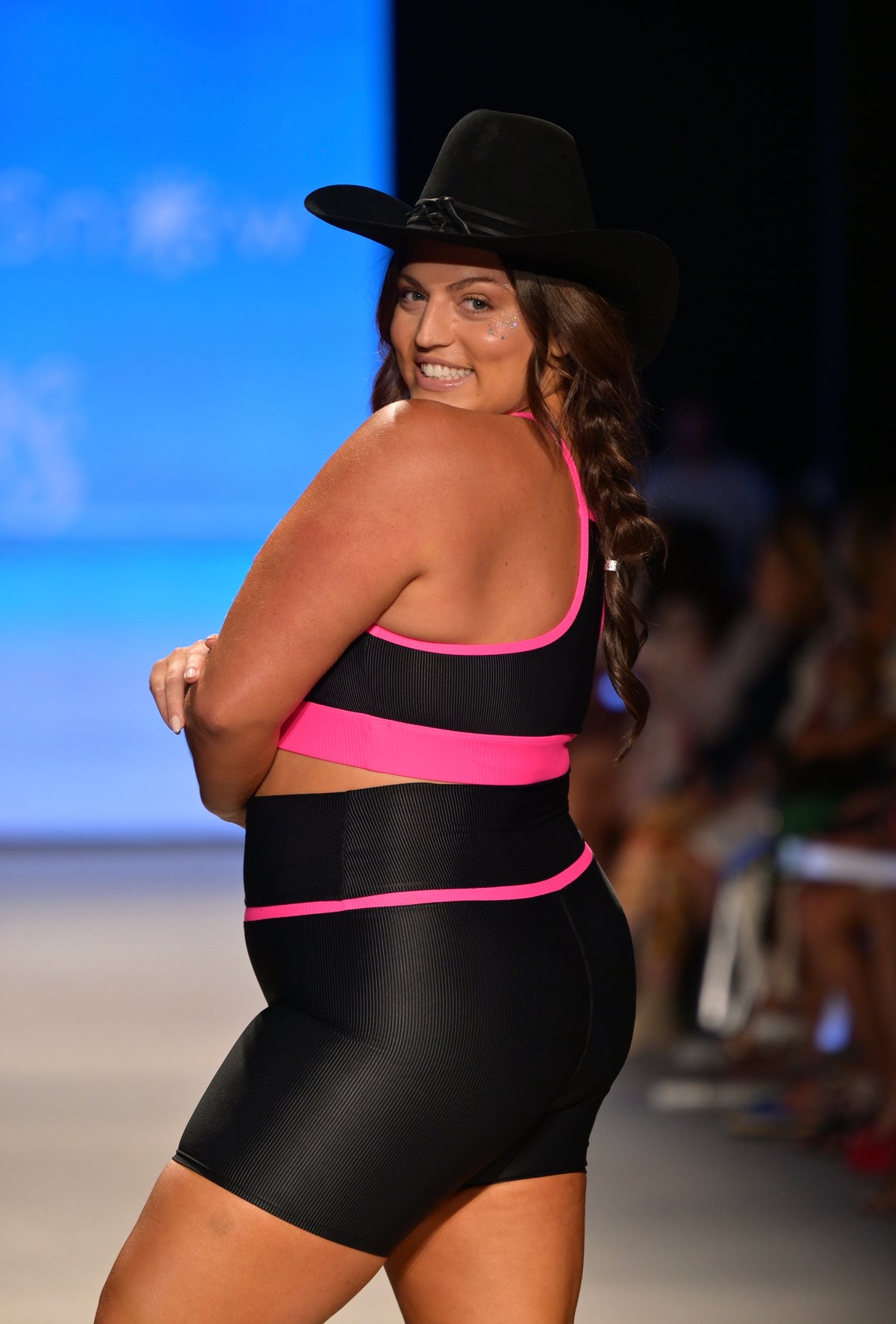 Maui Short Bottoms- Black/Neon Pink