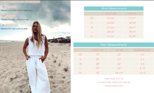 Cropped Seaside Gauze Pants- White